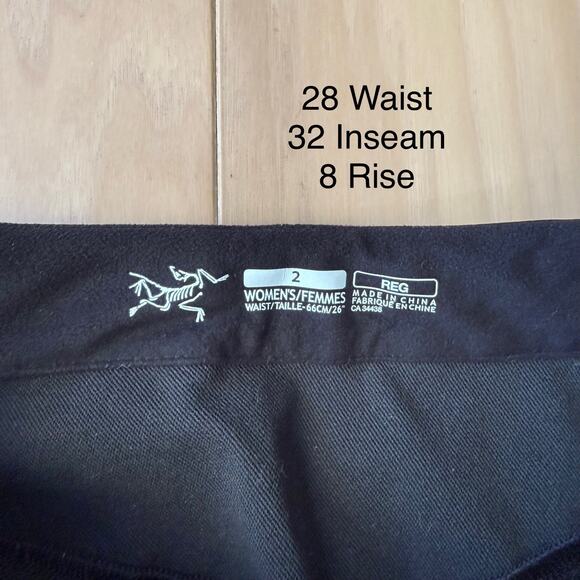 Arc'teryx Gamma AR Pants Women's 2 Black Gorpcore Outerwear Utility Hiking - Picture 5 of 9